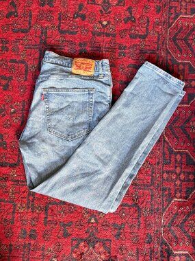Levi's 512 Slim Taper Men’s Jeans 36x32 (Color: "Worn to Ride - Medium Wash")